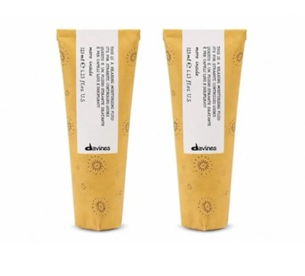 2 Pack Davines More Inside Relaxing Moisturizing Fluid 4.23 fl oz / 125mL NEW